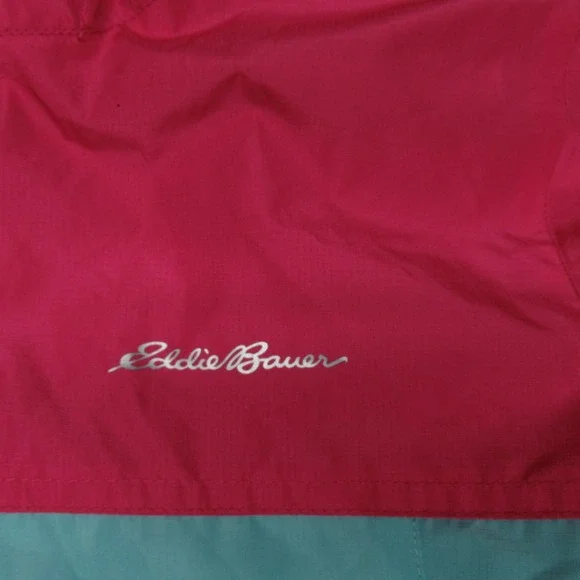 Eddie Bauer Jacket Kids Medium 10/12 Pink Waterproof Removable Liner 3in1 NEW